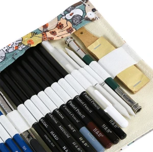 Set de arte de lápiz de boceto profesional para dibujar