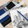 Set de arte de lápiz de boceto profesional para dibujar