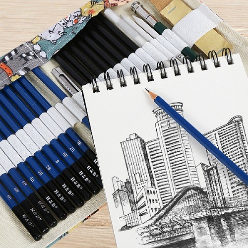 Professional sketch pencil art set for drawing