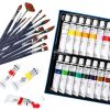 24 colors acrylic paint set 12ml*24 for painting