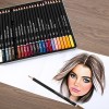 Oil based color pencil set with box