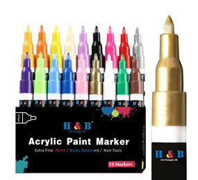 acrylic marker pens