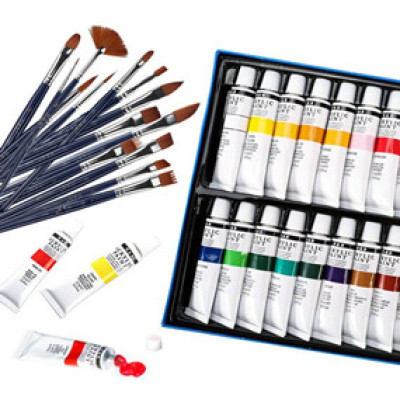 Suministros de arte juego de pintura acrílica para niños