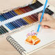 How to use watercolor colored pencils