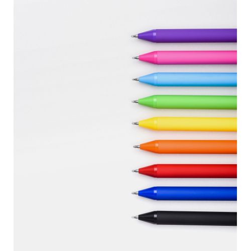 马卡龙可伸缩 0.5 毫米中性笔和礼品笔学校办公用品