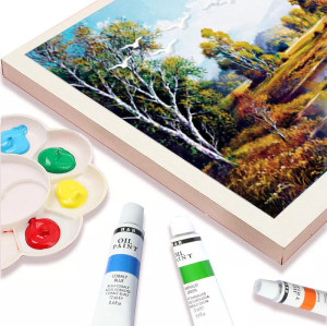H&B 24pcs color wholesale artist acrylic paint set for kid