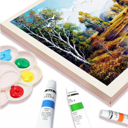H&B 24pcs color wholesale artist acrylic paint set for kid