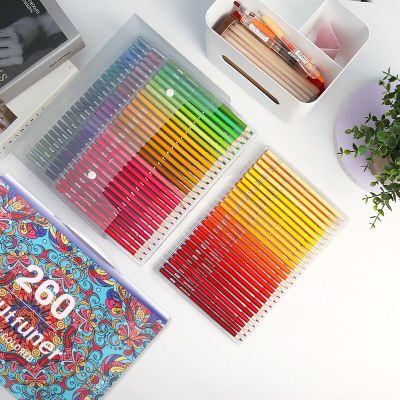 H & B 72 lápices de colores, juego de lápices de dibujo a base de aceite,  lápices de colores profesionales para adultos principiantes, suministros de