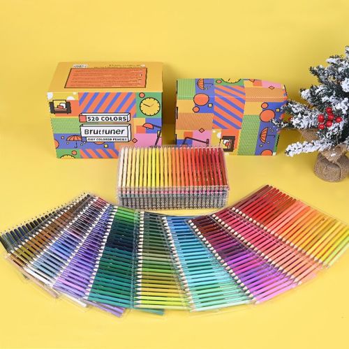 Juego de lápices de colores H&B China 260/520 para el arte del lápiz de color del fabricante