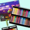 Art supplies oil pastels and 24/36 Assorted Colors crayons set