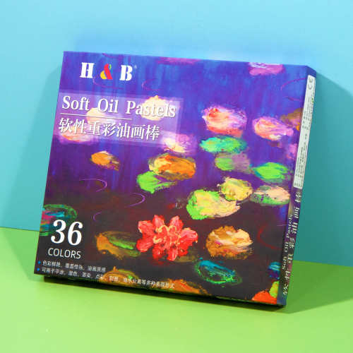 H&B 24/36 件儿童油画棒 美术用品油画棒艺术批发