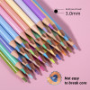 china 50pcs Assorted Pastel Macaron Colouring Pencils set manufacturerfor Adult and Arts Drawing Colored Pencils drawing set with iron box