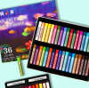 Art supplies oil pastels and 24/36 Assorted Colors crayons set preview