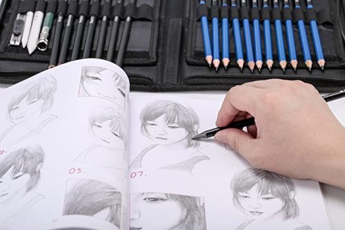 H&B 中国 48 件支持素描绘图铅笔套装 OEM 定制儿童绘图铅笔套装