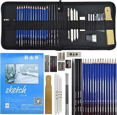 Chinese painting pencil 36 pieces sketch drawing lead set OEM custom drawings pencil