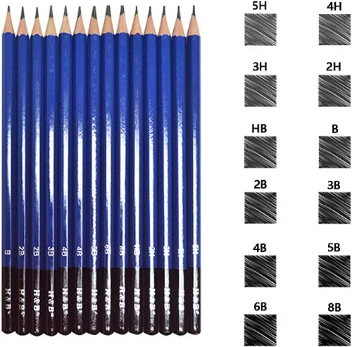 Китайский карандаш для рисования, 36 шт., набор свинцовых эскизов для рисования OEM, карандаш для рисунков на заказ