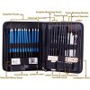 H&B 40pcs  Professional Sketch Charcoal Pencil Set for kid easy pencil drawing for wholesale