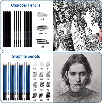 中国品牌素描彩铅套装75支美术彩铅绘画套装绘图铅笔