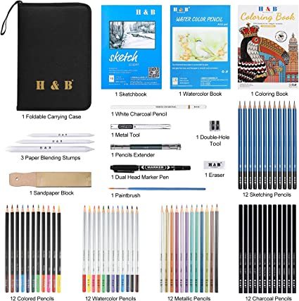 Набор цветных карандашей для эскизов китайского бренда, 75 шт., набор художественных цветных карандашей для рисования