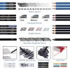 H&B 48PCS Pieces Sketch Color Lead Set pencil drawing ideas