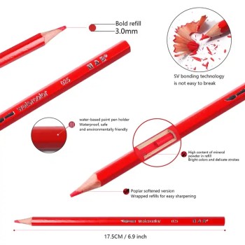 24 Color Water-Soluble Colored Pencil Set in Tin Box | OEM Supplier