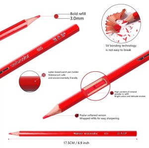 H & B 24 Uds dibujos a lápiz de colores a granel de acuarela para arte de lápiz de color para niños al por mayor
