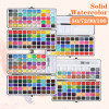 H&B professional 50/72/90 /100Colors soild Watercolor paint Set for kid