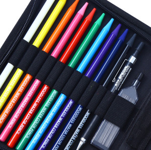 Set de 26 lápices de colores acuarelables H&B pinturas de acuarela