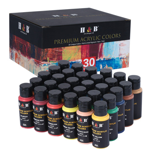 30-Piece Acrylic Paint Set for Wholesale: Perfect for OEM, ODM, and Distributor Partnerships