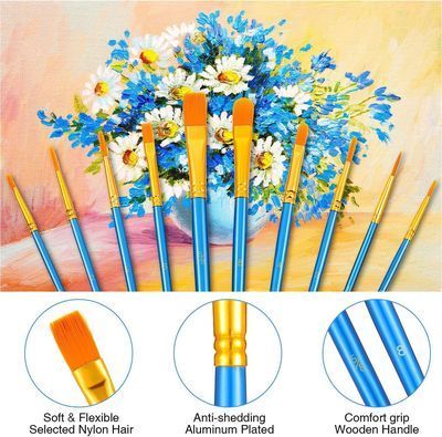 H&B 13pcs air brush paint for kid paint brush drawing for wholesale