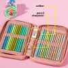 Set de lápices de colores a base de aceite H&B macaron de 50 colores. dibujos a lápiz de colores