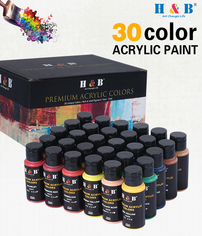 acrylic paint set 