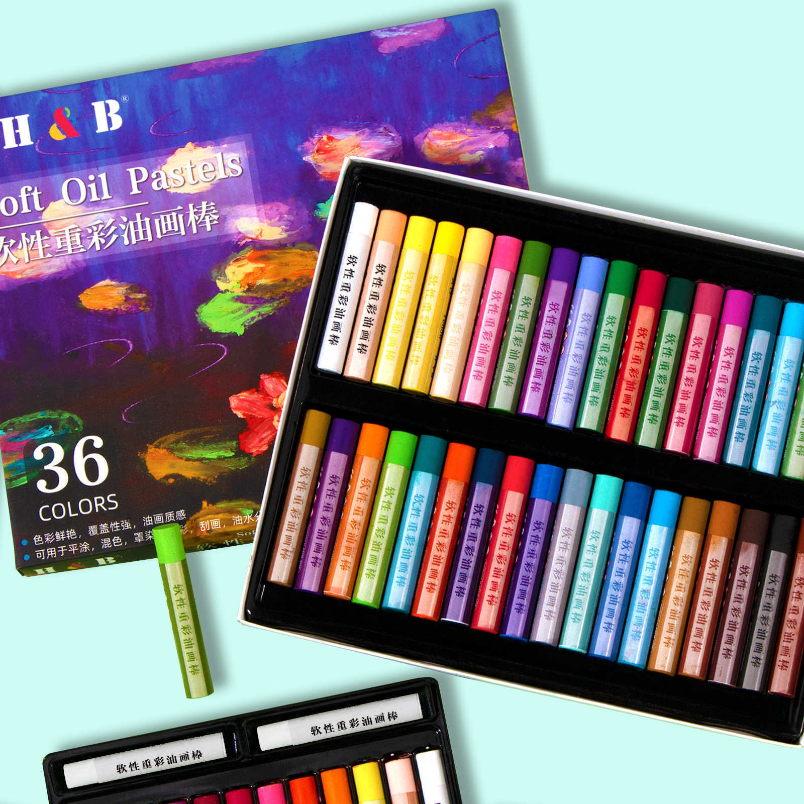 H&B 24/36pcs oil pastels for kid Art supplies oil pastels art for