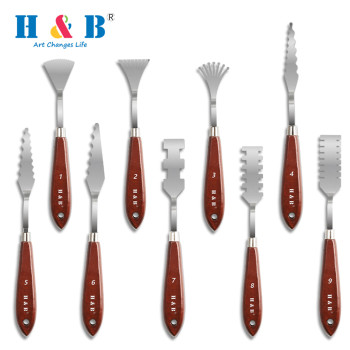 H&B High performance customized popular artist's palette knife set