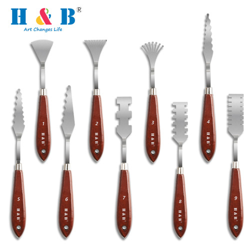 H&B High performance customized popular artist's palette knife set