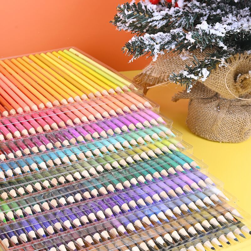 180 Colored Pencils Wooden Colouring Colored Pencils With Tin Box  Professional School Stationery Drawing Art Supplies For Artis