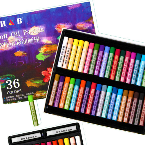 H&B 24/36pcs oil pastels for kid Art supplies oil pastels art for wholesale