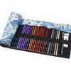 H & B 75 Uds bolsa de bobina estuche para lápices para colorear al óleo suministros escolares papelería grado artista