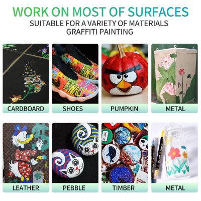 H&B Acrylic Paint Marker Set Wholesale – 36 Color Pack for Global Distributors with OEM/ODM Services