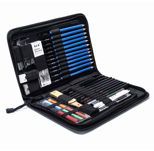 H&B China 48Pcs support sketch drawing lead set OEM custom drawing pencil set for kid