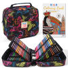 Custom 72/120/180 Colors Multi-slot Colored Pencil Set in Zippered Nylon Case for Art Supplies