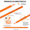 Custom 72/120/180 Colors Multi-slot Colored Pencil Set in Zippered Nylon Case for Art Supplies