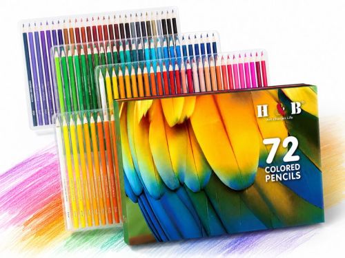 H&B Art 72/120 Colors Oil-Based Colored Pencils Set – Water-Soluble Wooden Colored Pencils with PP Box for Drawing & Sketching – Non-Toxic ASTM Certified OEM Custom Logo Wholesale Manufacturer Supplier