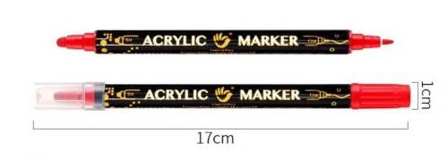 H&B 72/120 Colors Dual-Tip Acrylic Markers Set – Fine & Brush Tip Paint Pens for Canvas, Rock Painting & DIY Crafts – Non-Toxic ASTM Certified OEM Wholesale Supplier