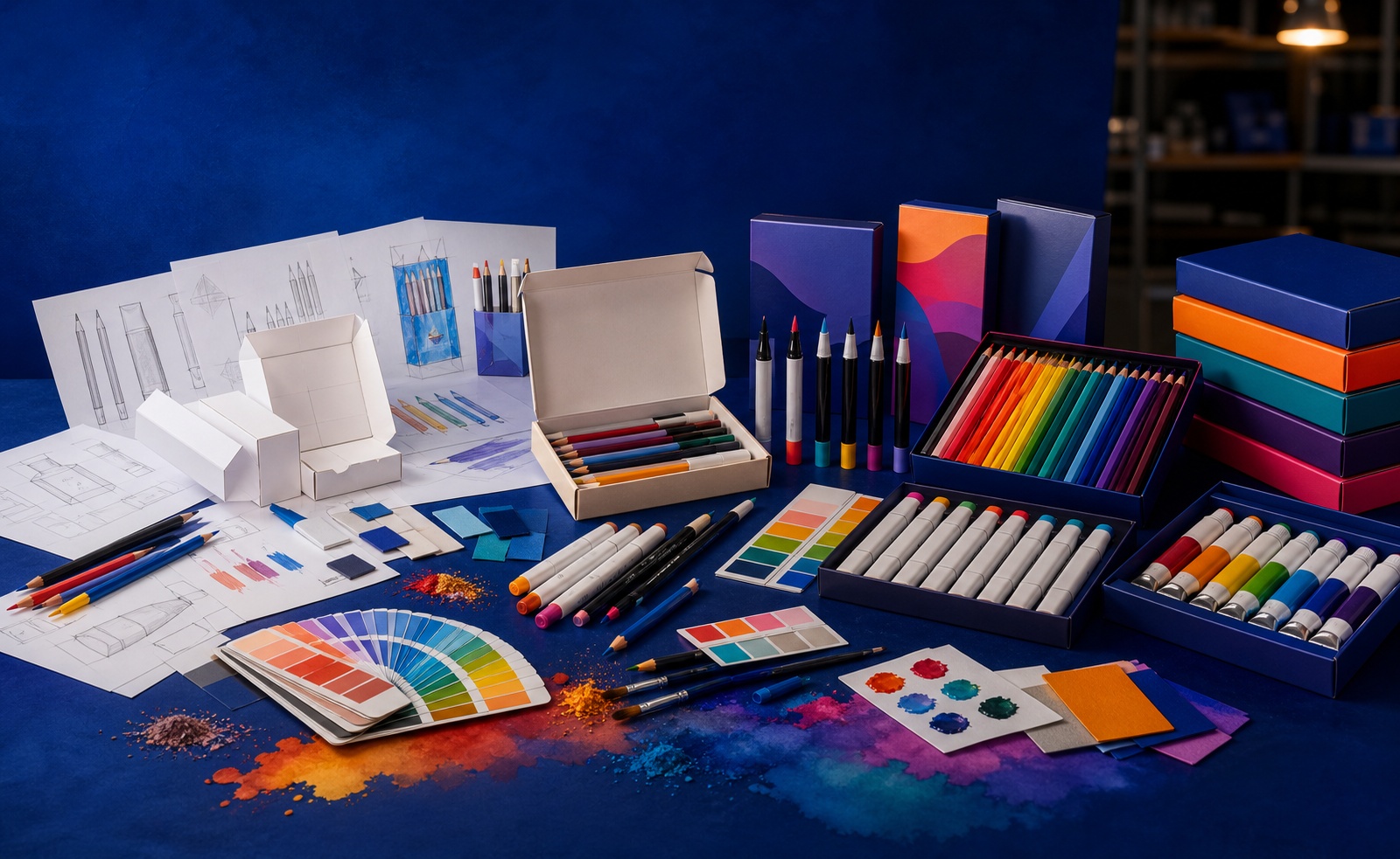 H&B OEM oil paint set production