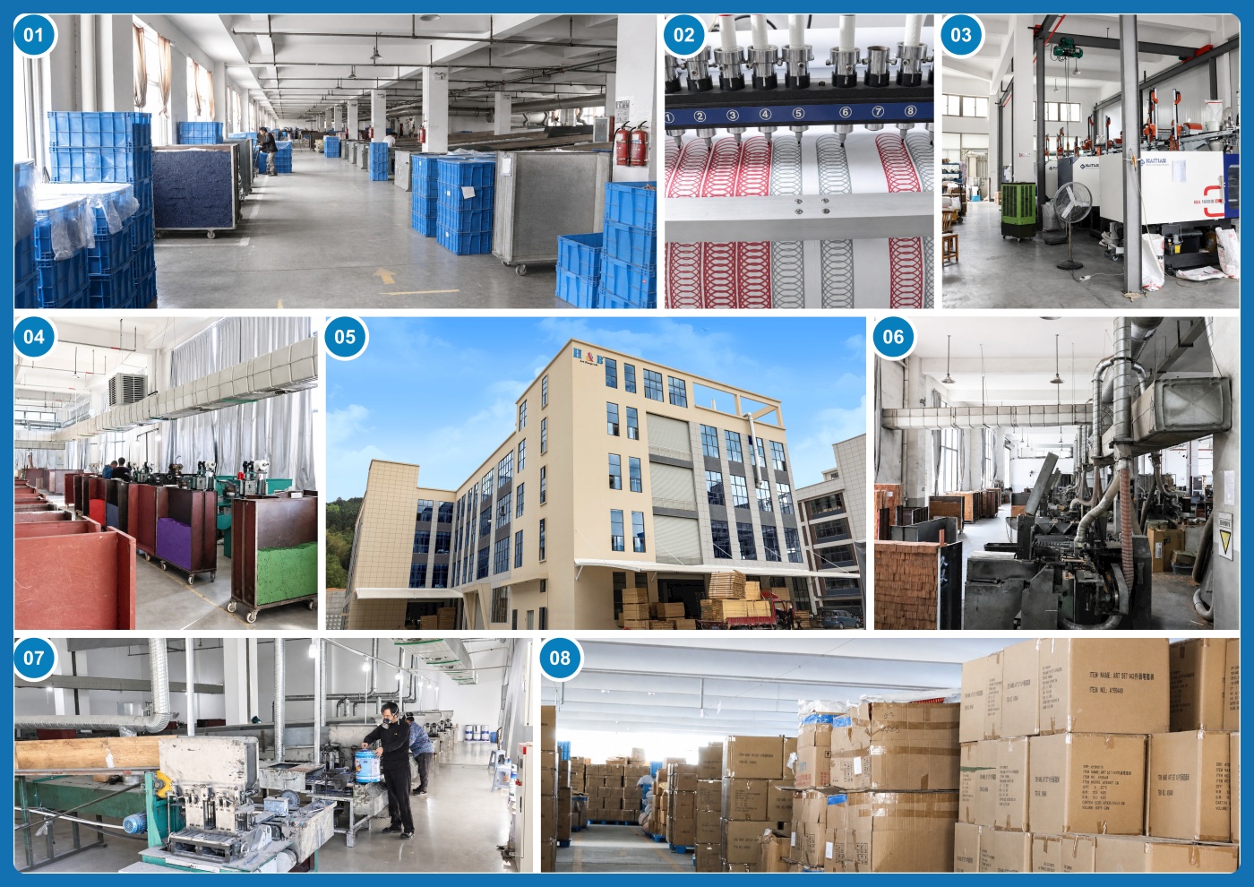 H&B art supplies manufacturing factory and production facility