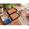 24-Color Pastel Colored Pencil Set for Portrait Drawing