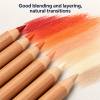 24-Color Pastel Colored Pencil Set for Portrait Drawing