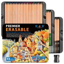 New Product Launch: H&B 72-Color Artist-Grade Erasable Colored Pencil Set