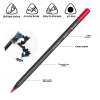 H&B Black Wood Triangular Oil-Based Colored Pencils – 24/72/120 Colors